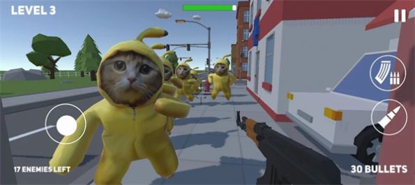 快乐香蕉猫射手攻击游戏中文版